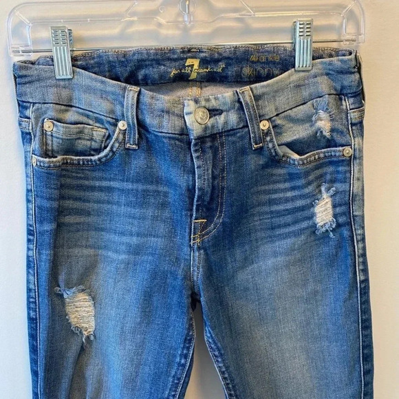 7 For All Mankind The Ankle Skinny Jean - Picture 4 of 15